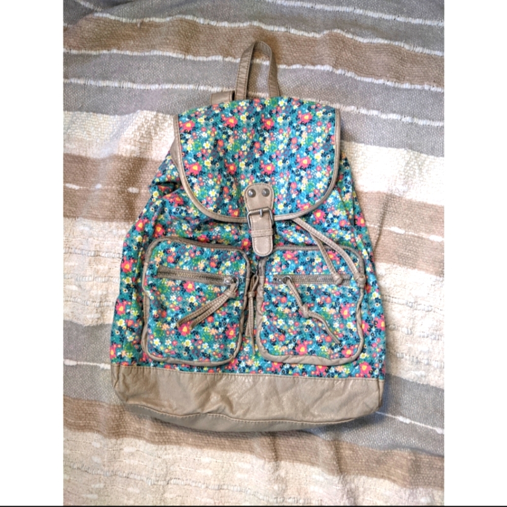 Mudd Floral Print Backpack